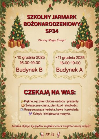Szkolny Jarmark Bożonarodzeniowy