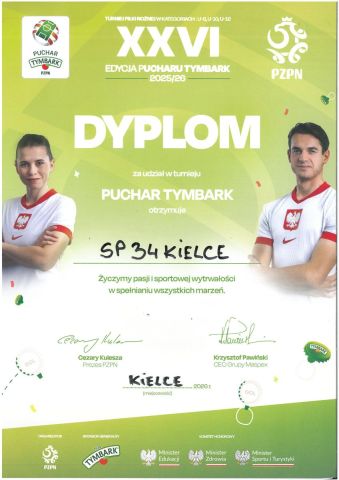 Dyplom Tymbark