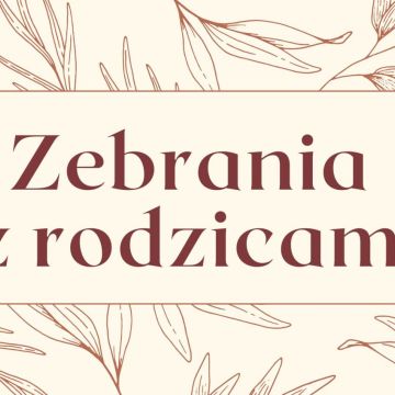 Zebrania z rodzicami