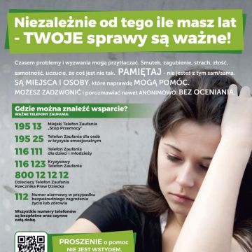 WAŻNE TELEFONY ZAUFANIA